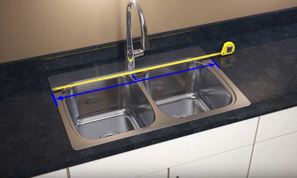 Measure a Kitchen Sink