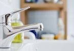 how to clean sink faucet
