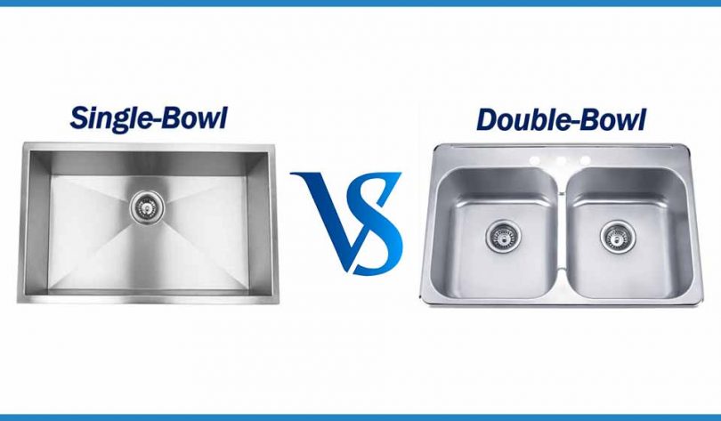 single kitchen sink vs double
