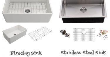 fireclay vs stainless steel sink