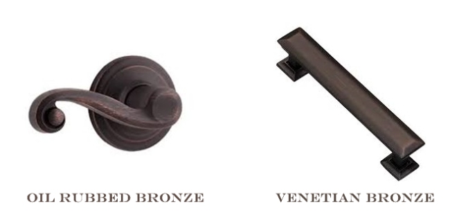 oil rubbed bronze vs venetian bronze